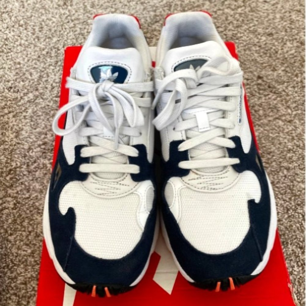 Adidas Falcon Crystal White/Crystal White/Collegiate Navy